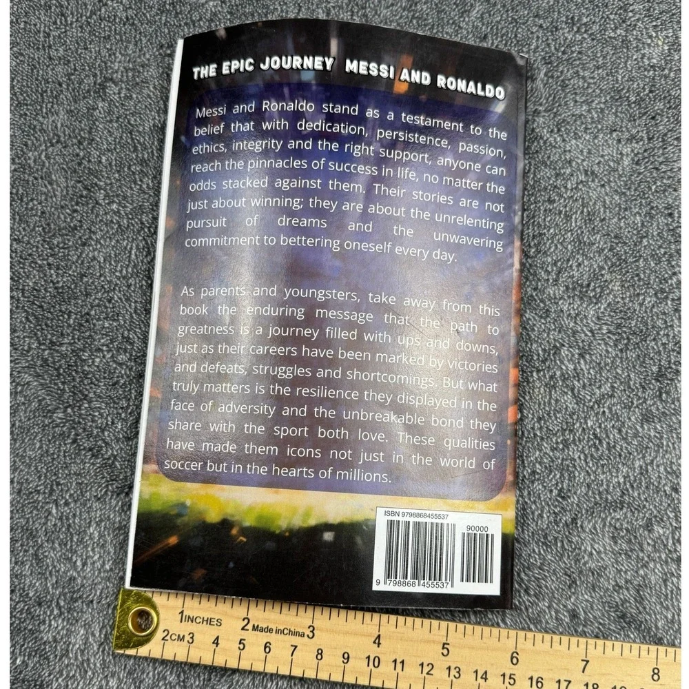 Messi Ronaldo Book Kids Soccer Biography Kurt Dissel 2023 Paperback‎